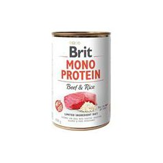 Brit Mono Protein Beef & Brown Rice 400 g konzerva