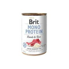 Brit Mono Protein Lamb & Brown Rice 400 g konzerva