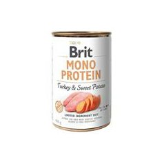 Brit Mono Protein Turkey & Sweet Potato 400 g konzerva
