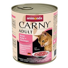 Animonda CARNY® cat Adult hovädzie,morka a krevety 800 g konzerva