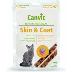Canvit Health Care Cat Skin & Coat Snack 100 g