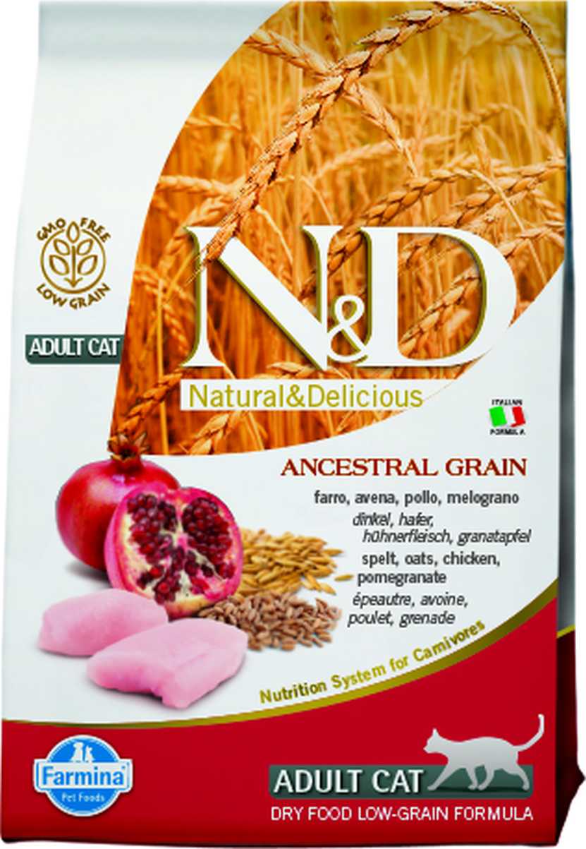 N&D cat LG adult chicken&pomegranate 5 kg