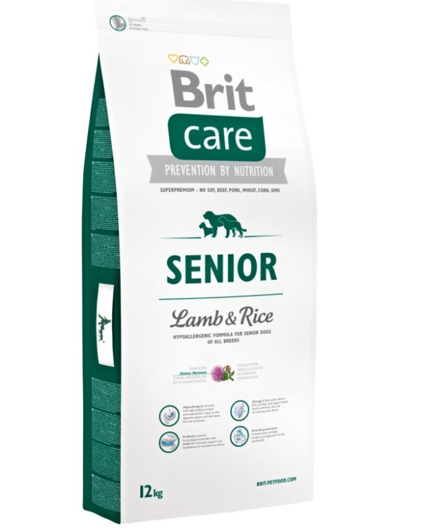 BRIT Care dog Senior Lamb & Rice 12 kg