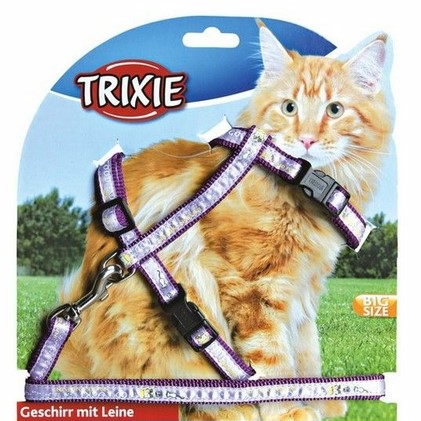 Trixie postroj s vodítkom pre mačky XL 34-57 cm/1,2m